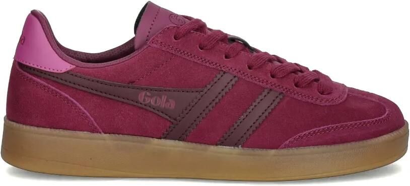 Gola Viper sneakers met suède vlakken Rood