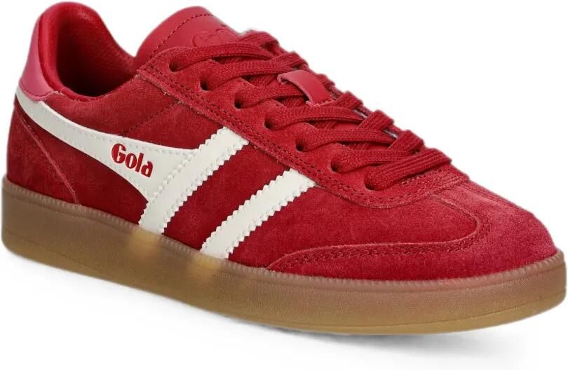 Gola Viper suède sneakers met logo-patch Rood - Foto 2