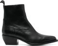 Golden Goose Debbie boots in black leather Zwart - Zwart