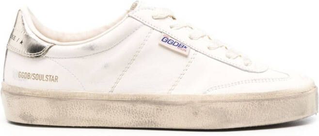 Golden Goose Ball Star gerafelde sneakers Beige