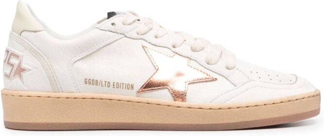 Golden Goose Ball Star leather sneakers Wit