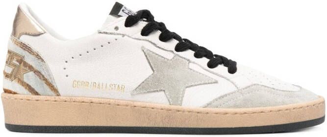 Golden Goose Ball Star leren sneakers Wit