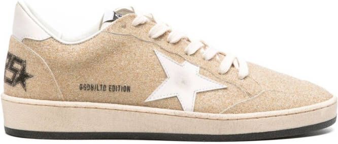 Golden Goose Ball-Star sneakers verfraaid met kristallen Goud