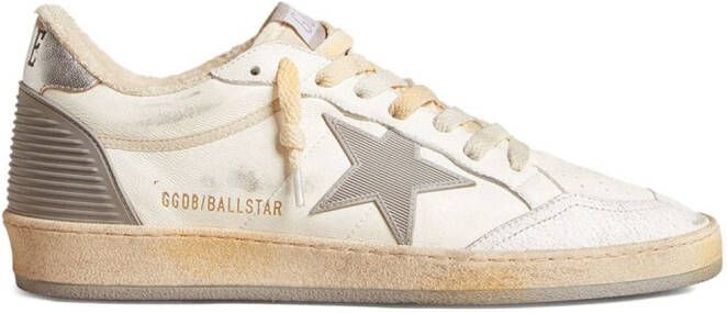 Golden Goose Ballstar leren sneakers Wit