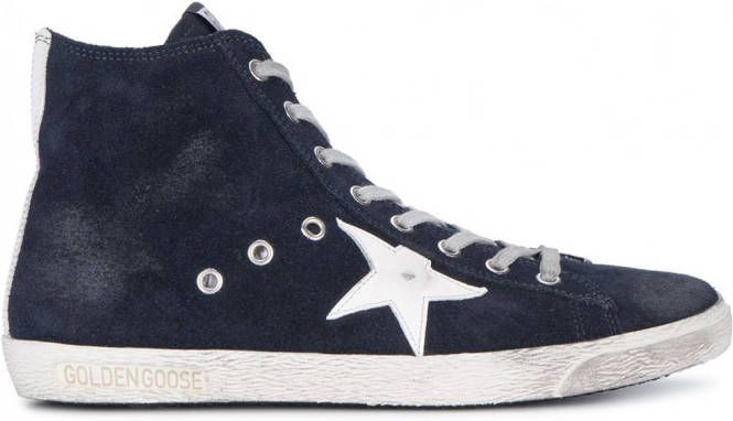 Golden Goose Francy suède sneakers Blauw