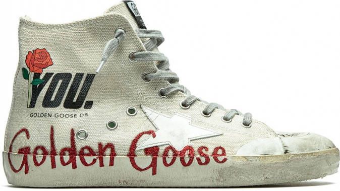 Golden Goose Francy high-top sneakers Beige