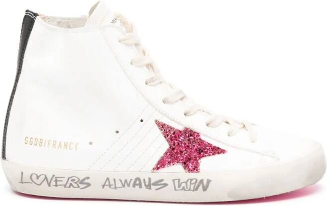 Golden Goose Francy high-top sneakers Wit