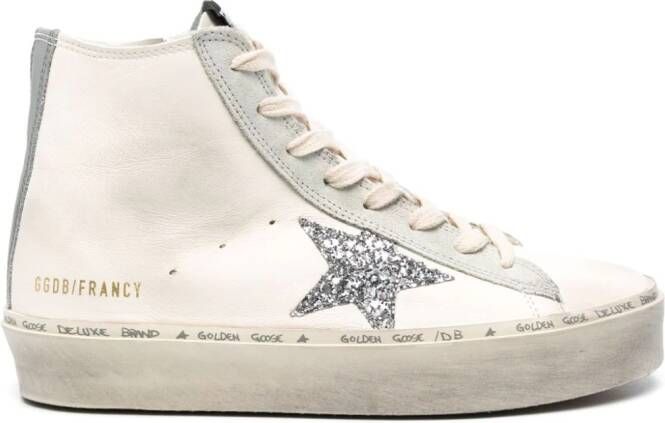 Golden Goose Francy high-top sneakers Wit