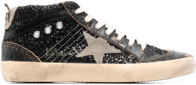 Golden Goose Mid Star sneakers Zwart