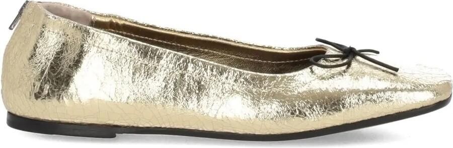 Golden Goose Amy gekreukte ballerina's Goud