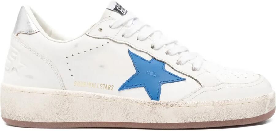 Golden Goose Ball Star 2 leren sneakers met sterdetail Wit