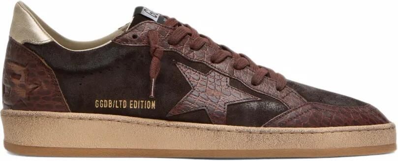 Golden Goose Ball Star croc-effect sneakers Bruin