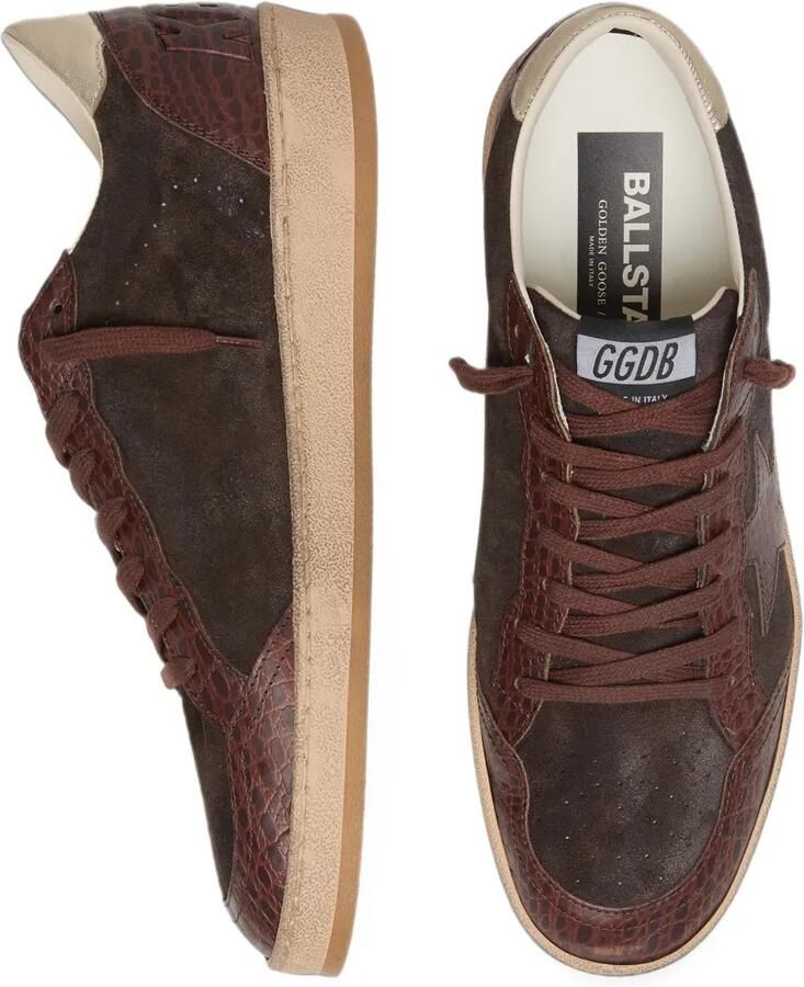 Golden Goose Ball Star croc-effect sneakers Bruin - Foto 2