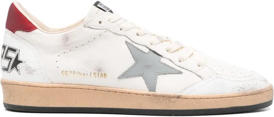 Golden Goose Ball Star gerafelde sneakers Beige