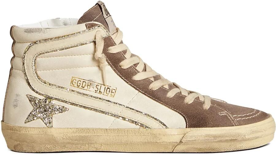 Golden Goose Slide high-top sneakers Wit