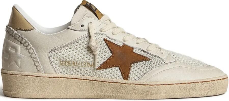 Golden Goose Ball Star leren sneakers Beige
