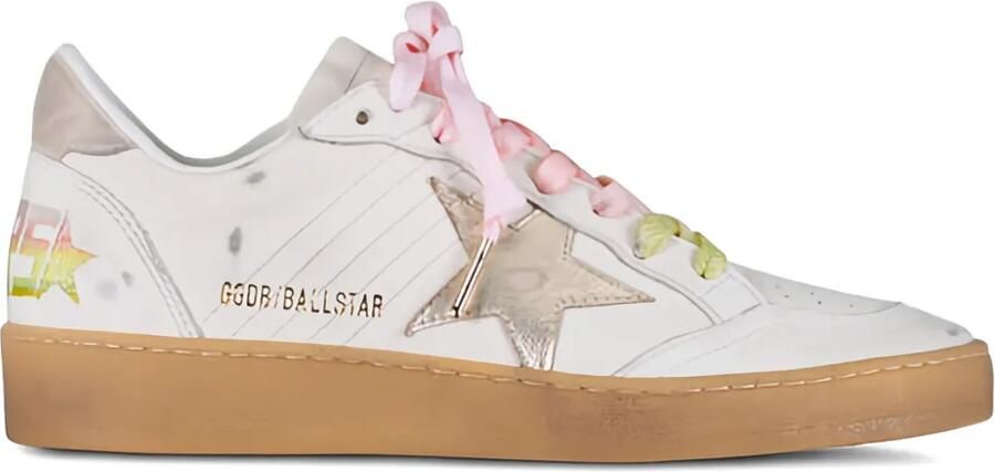 Golden Goose Ball Star leren sneakers Beige
