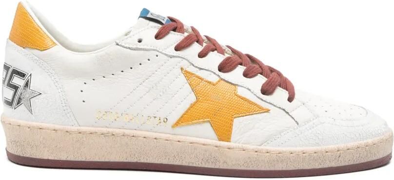 Golden Goose Ball Star leren sneakers Beige