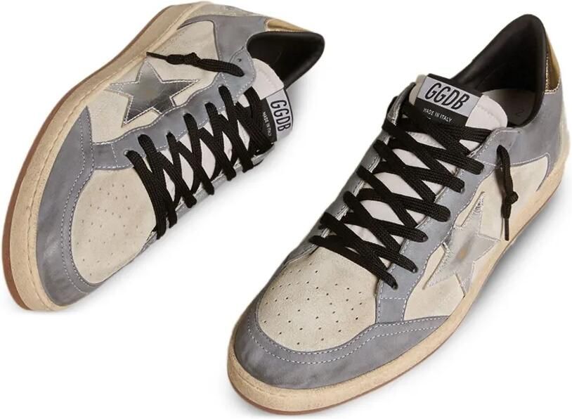 Golden Goose Ball Star leren sneakers Grijs - Foto 2