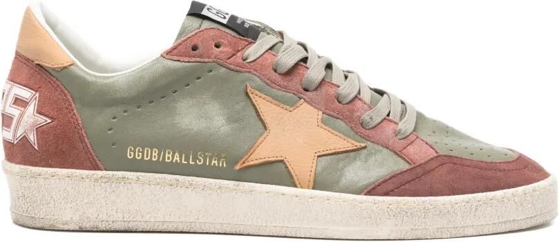 Golden Goose Ball Star leren sneakers Groen