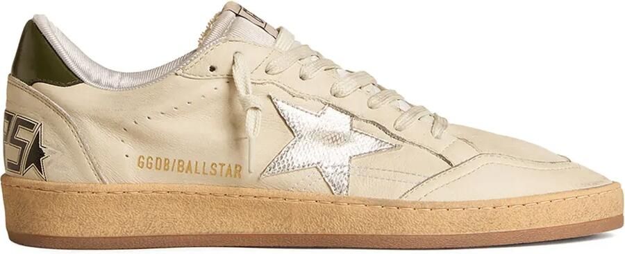 Golden Goose Ball Star leren sneakers met leren ster Beige