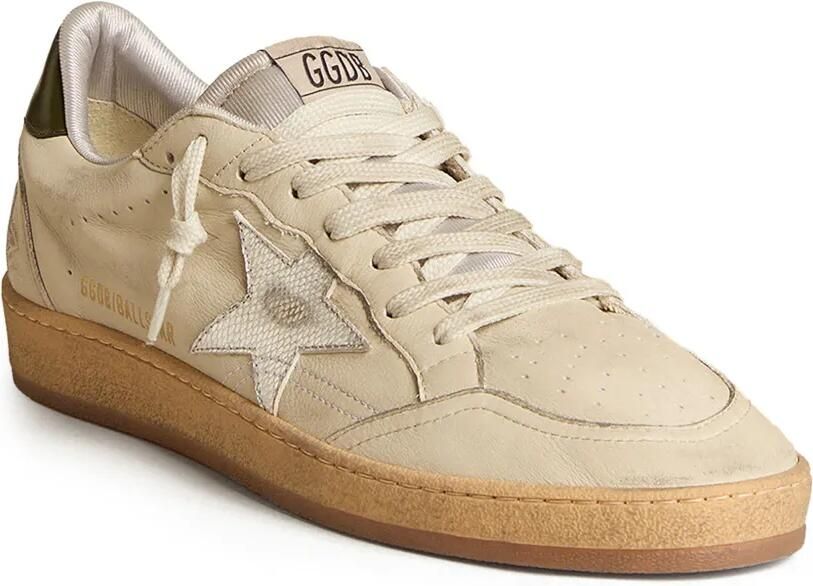 Golden Goose Ball Star leren sneakers met leren ster Beige - Foto 2
