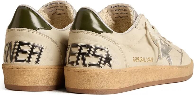 Golden Goose Ball Star leren sneakers met leren ster Beige - Foto 4