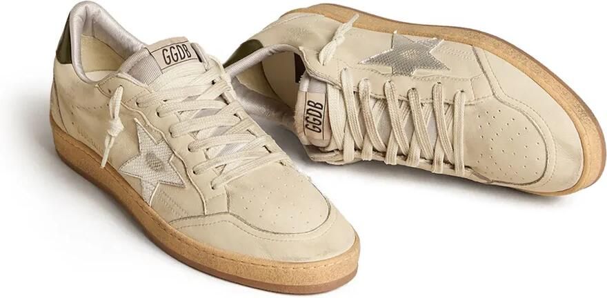 Golden Goose Ball Star leren sneakers met leren ster Beige - Foto 3