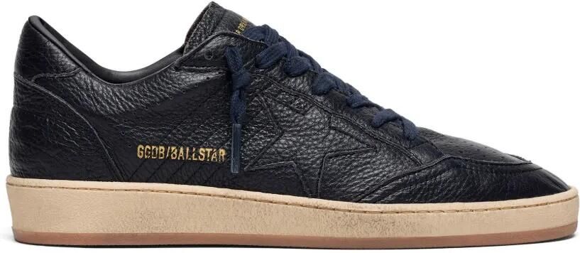 Golden Goose Ball Star leren sneakers met ster Blauw