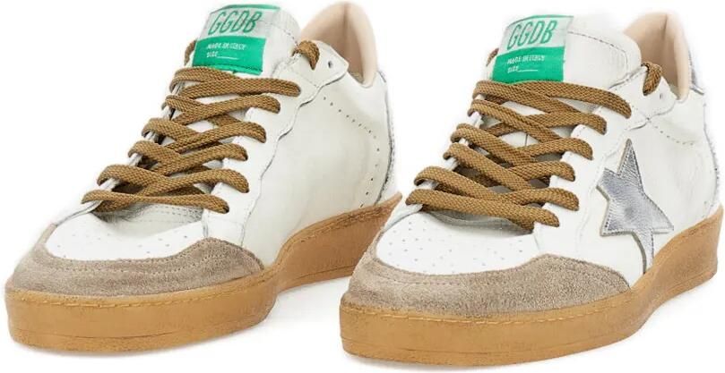 Golden Goose Ball Star leren sneakers Wit