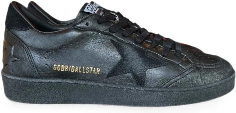 Golden Goose Ball Star leren sneakers Zwart