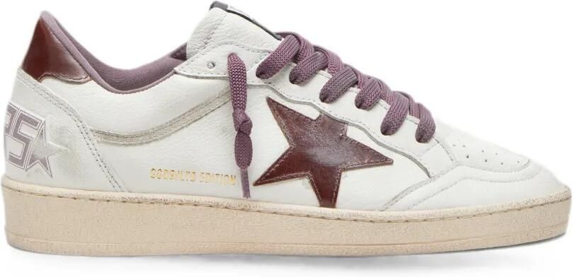 Golden Goose Ball Star LTD sneakers van leer met leren ster Wit