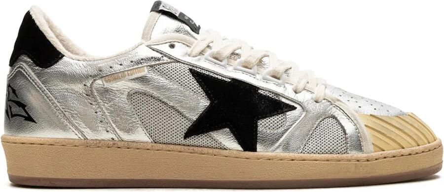 Golden Goose Ball Star "Silver Black" sneakers Grijs