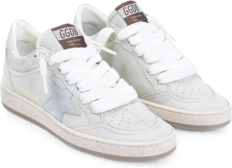 Golden Goose Ball Star sneakers met glitter Beige