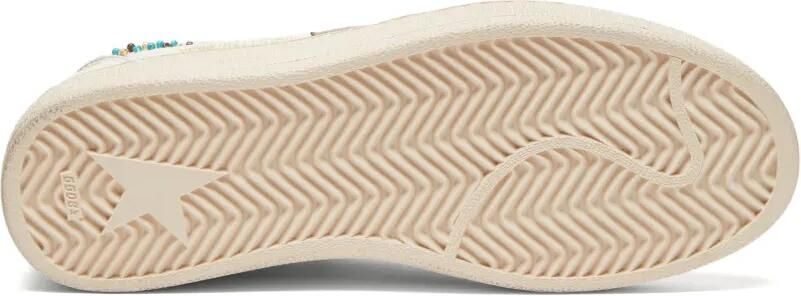 Golden Goose Ball Star sneakers met metallic hiel geborduurde kralen en nappa ster Beige - Foto 5