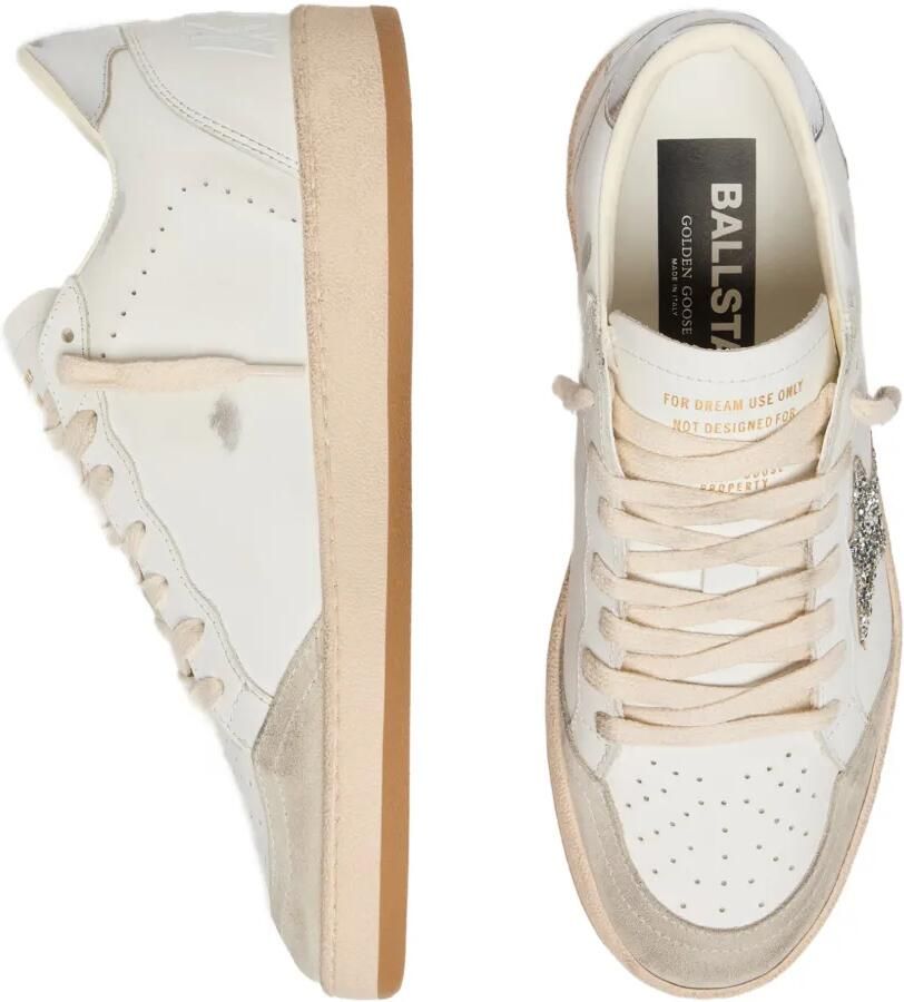 Golden Goose Ball Star sneakers met patch en glitters Wit - Foto 2