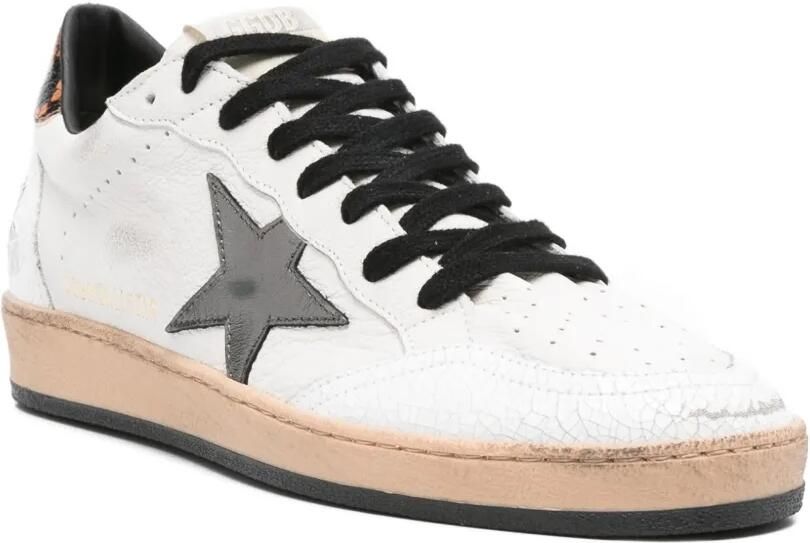 Golden Goose Ball Star sneakers met slangendetail Wit