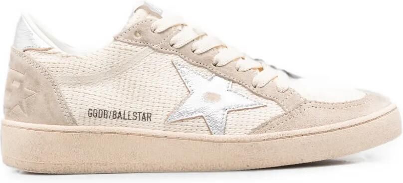 Golden Goose Ball Star sneakers met sterpatch Beige