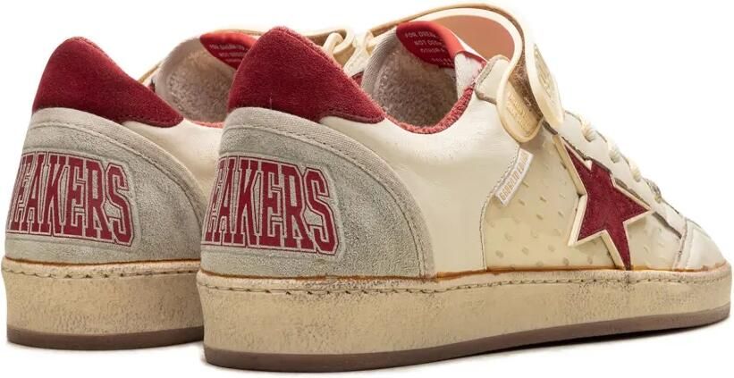 Golden Goose Ball Star sneakers met suède ster Beige - Foto 3