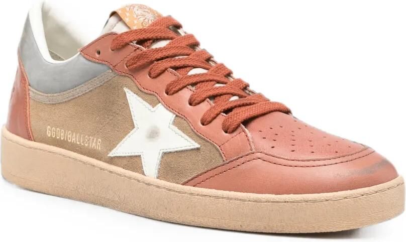 Golden Goose Ball Star sneakers met vlakken Bruin - Foto 2