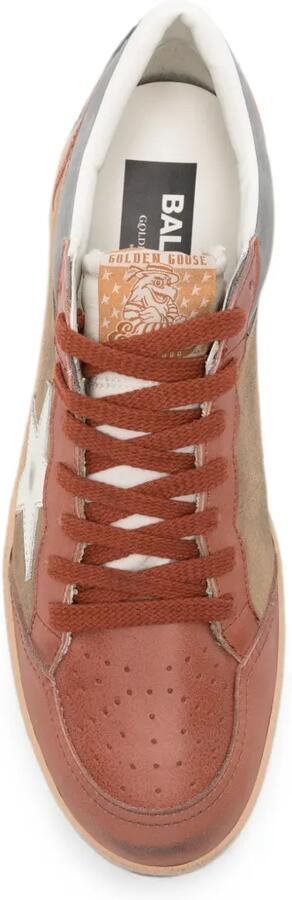 Golden Goose Ball Star sneakers met vlakken Bruin - Foto 4