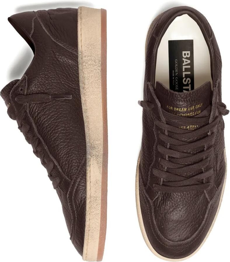Golden Goose Ball Star sneakers van leer met leren ster Bruin - Foto 2