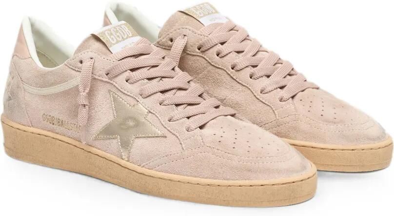 Golden Goose Ball Star sneakers van suède met metallic ster Roze - Foto 4