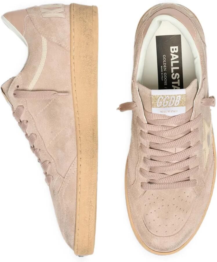 Golden Goose Ball Star sneakers van suède met metallic ster Roze - Foto 2