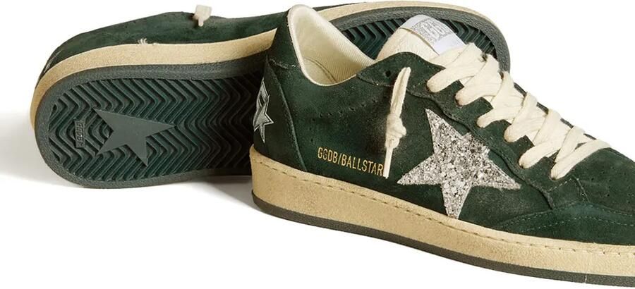 Golden Goose Ball Star suède sneakers Groen - Foto 4