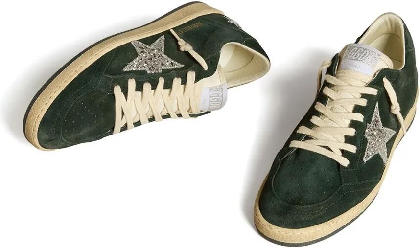 Golden Goose Ball Star suède sneakers Groen - Foto 3