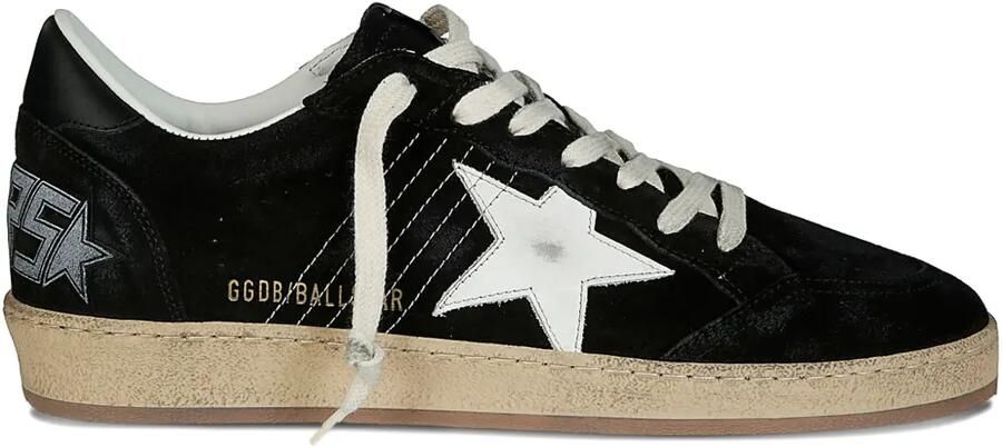 Golden Goose Ball Star suède sneakers met ster Zwart