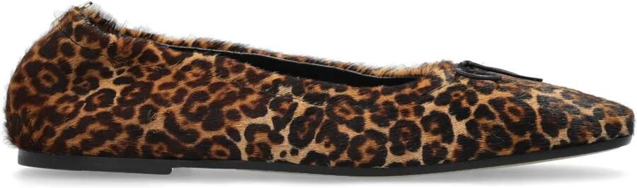 Golden Goose Ballerina's met luipaardprint Bruin