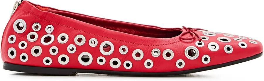 Golden Goose Ballerina's met ringlets Rood