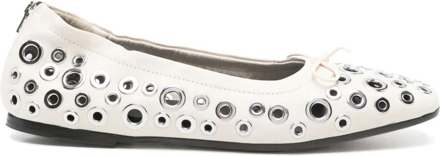 Golden Goose Ballerina's met ringlets Wit